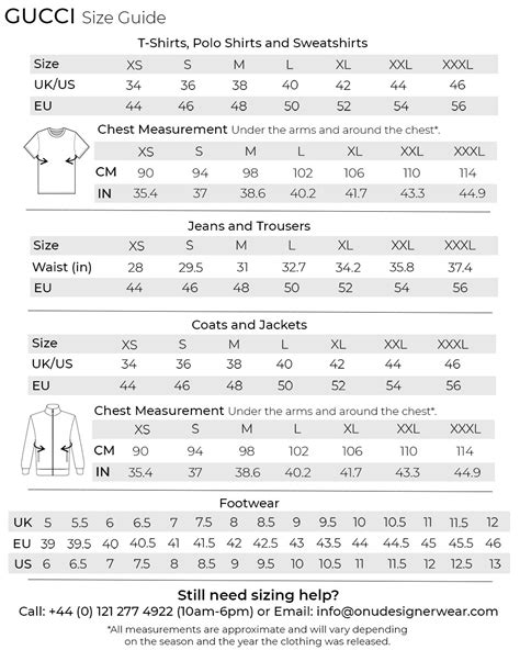 gucci plus size shirt|Gucci size conversion chart.